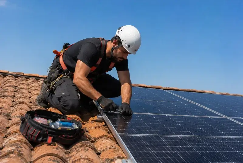 Maintenance et monitoring de panneaux solaires à Bayac