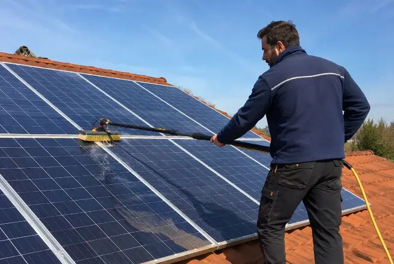 Nettoyage et entretien de panneaux solaires à Bayac